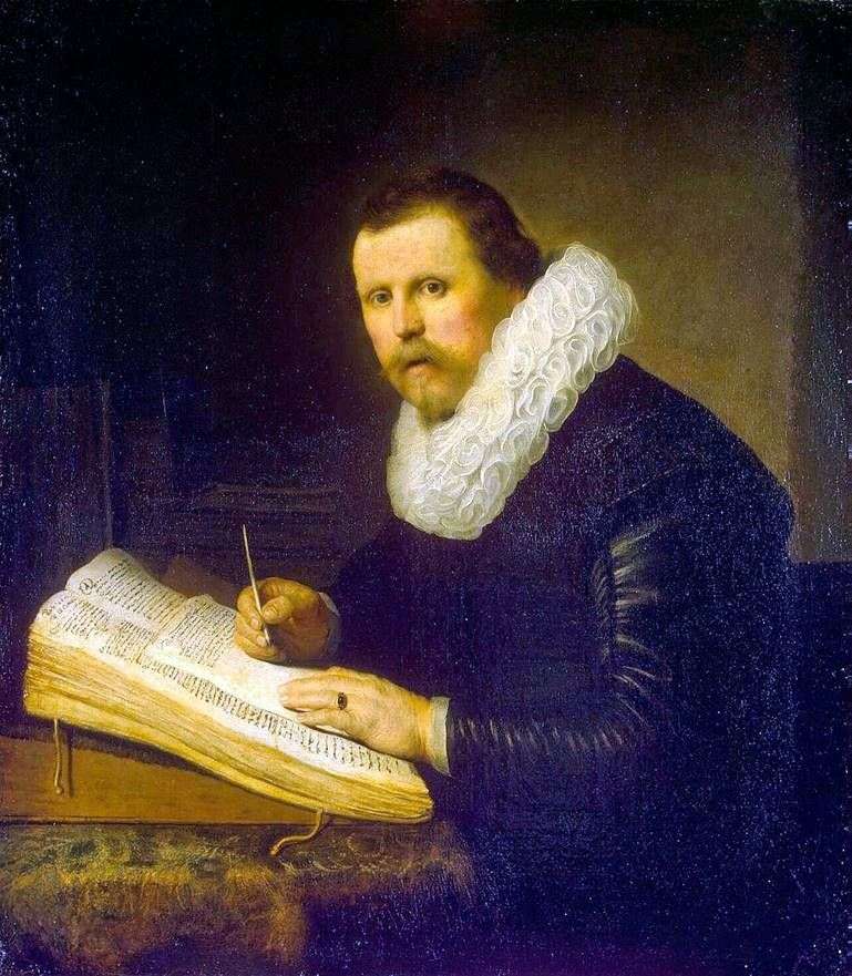 Portret naukowca   Rembrandt Harmens Van Rhine