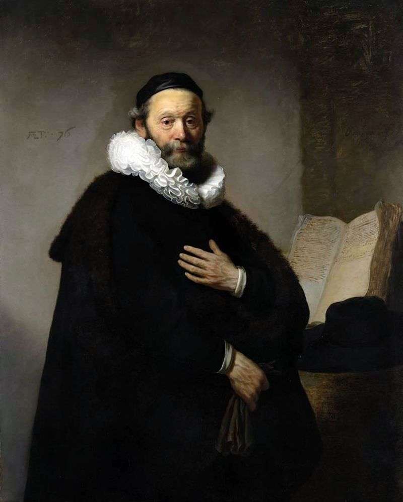 Portret Jana Utenbogarta   Rembrandt Harmens Van Rhine