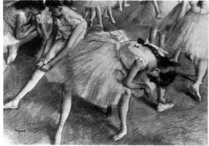 Czekam na scenę   Edgar Degas