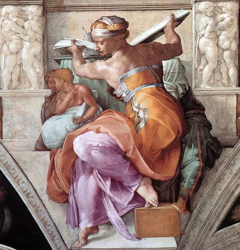 Libijska Sybilla   Michelangelo Buonarroti