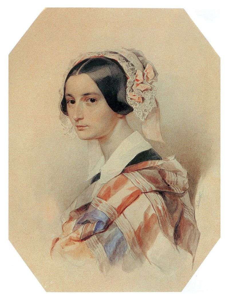 Portret A. O. Smirnova Rosset   Peter Sokolov