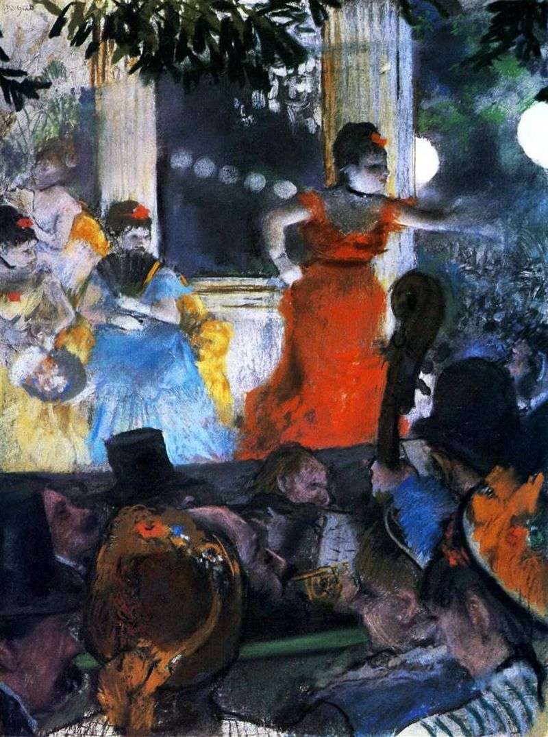 Cafesantan Ambassador (koncert Cafe in the Ambassador   Edgar Degas