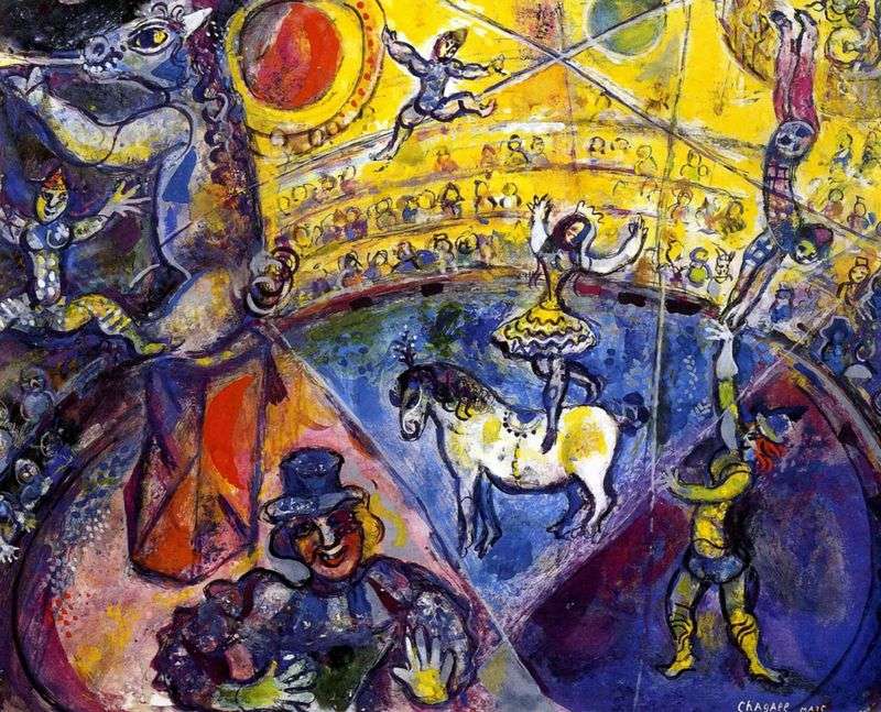 Cyrkowy koń   Marc Chagall