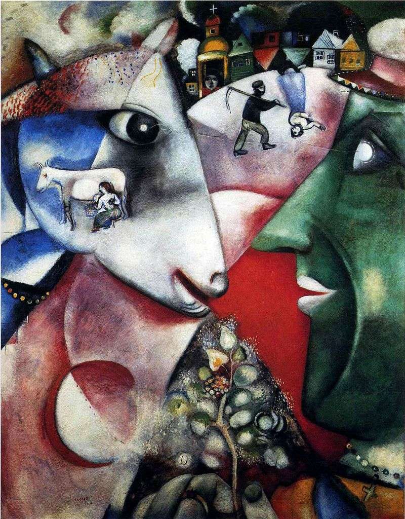 Ja i wioska   Marc Chagall