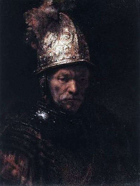 Człowiek w złotym hełmie   Rembrandt Harmens Van Rhine