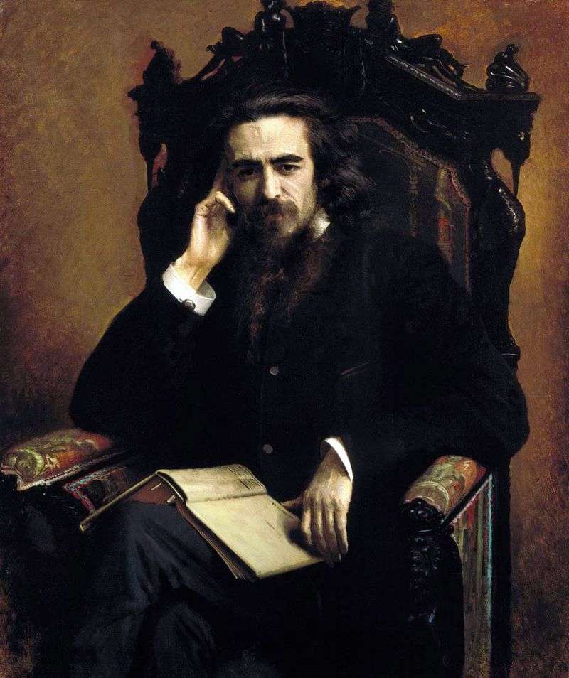 Portret Sołowjowa   Iwana Kramskoja