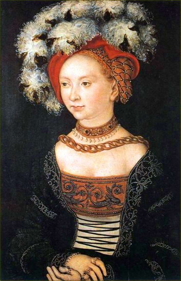 Młoda kobieta   Lucas Cranach