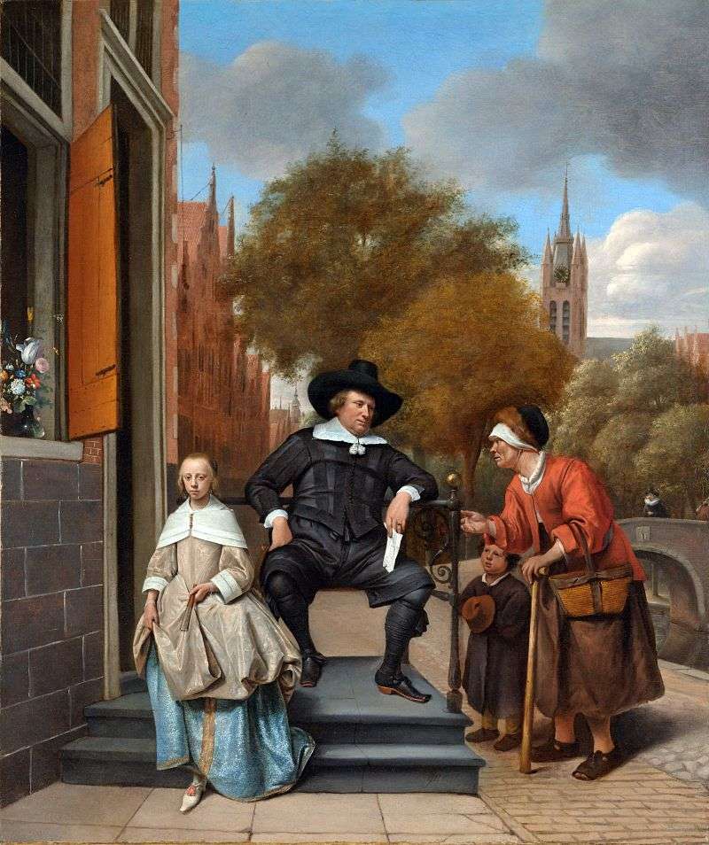 Mieszkańcy Delft   Jan Steen