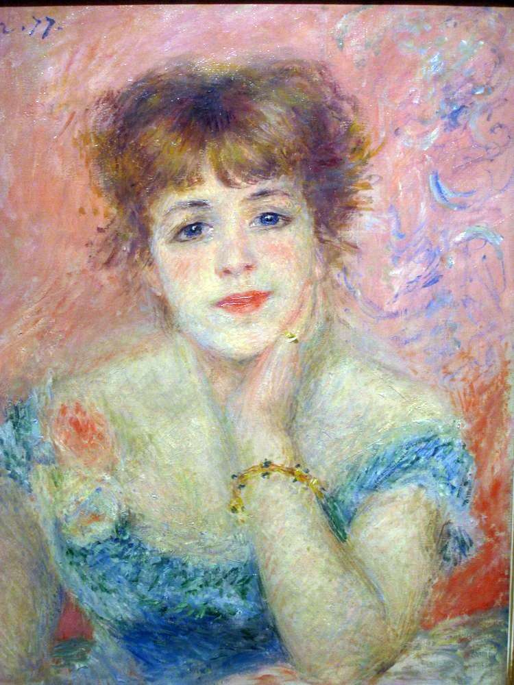 Portret aktorki Jeanne Samary   Pierre Auguste Renoir