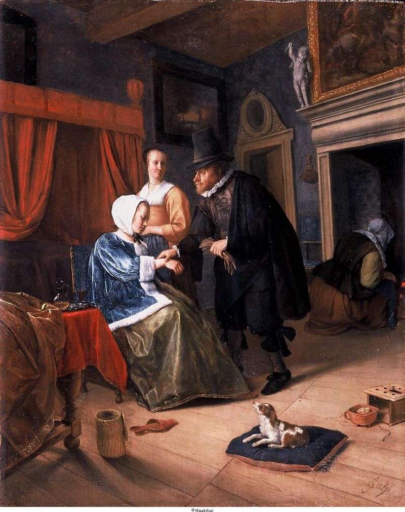 Wyimaginowana chora dziewczyna   Jan Steen