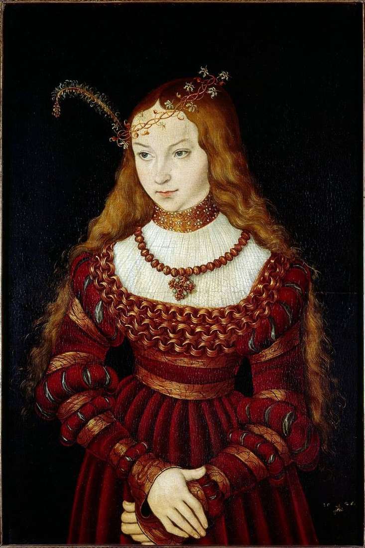 Princess Sibilla Klevskaya   Lukas Cranach