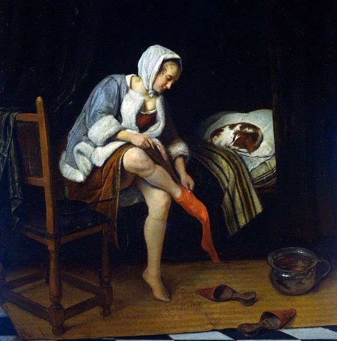 Toaleta dla kobiet   Jan Steen