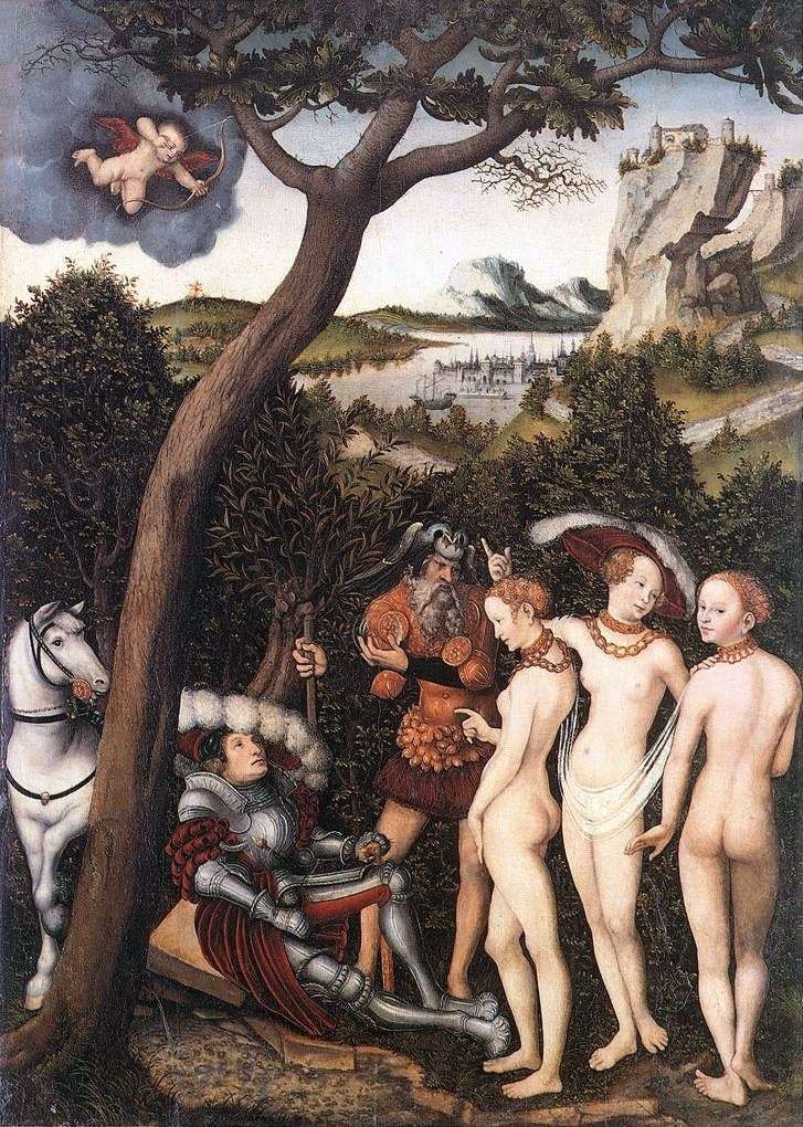 Sąd Paryski   Lucas Cranach