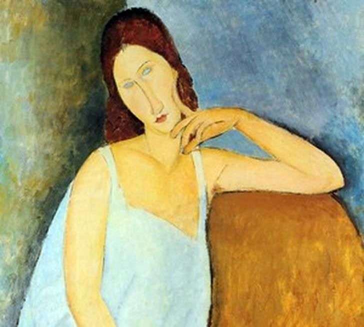 Portret Jeanne Hebuterne   Amadeo Modigliani