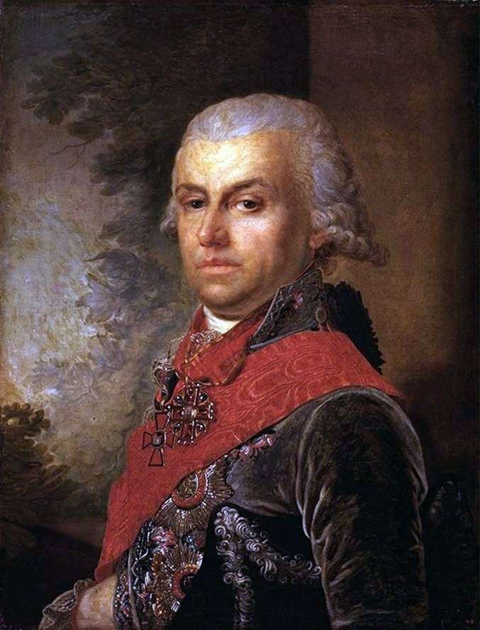 Portret D. P. Troschinsky   Vladimir Borovikovsky