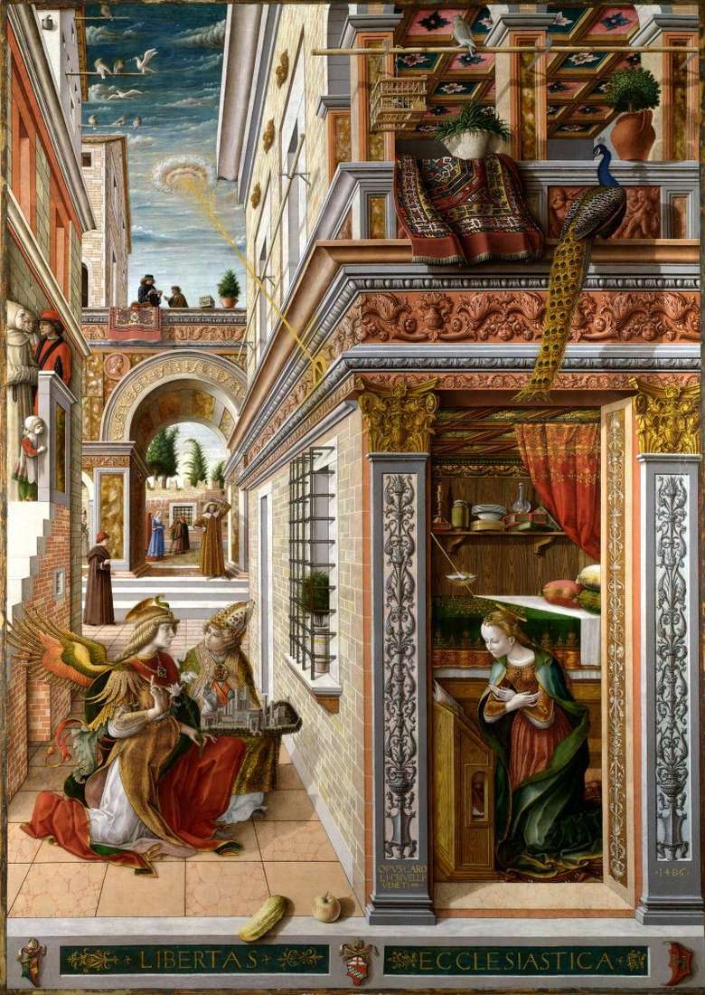 Zwiastowanie   Carlo Crivelli