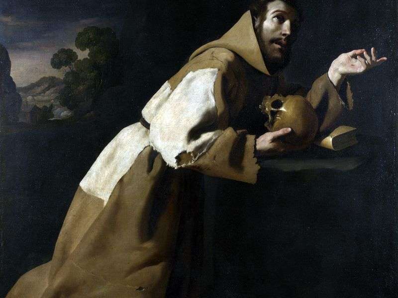 Modlitwa św. Franciszka   Francisco de Zurbaran