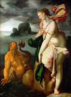 Glaucus i Scylla   Bartholomeus Spranger