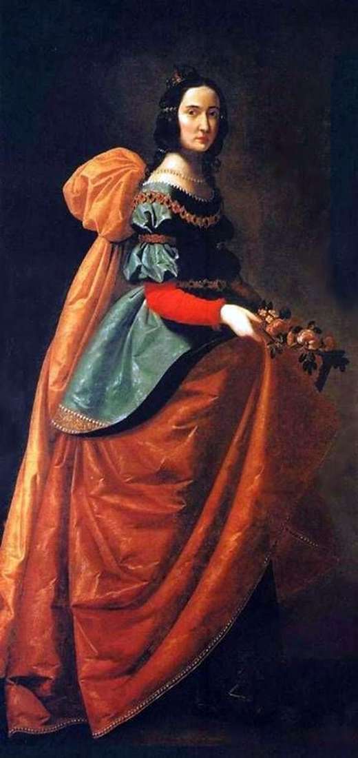Św. Elżbieta Węgierska   Francisco de Zurbaran