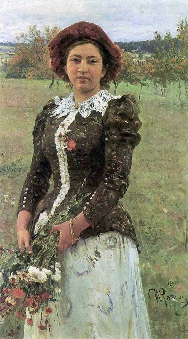 Jesienny bukiet (córka Vera)   Ilya Repin