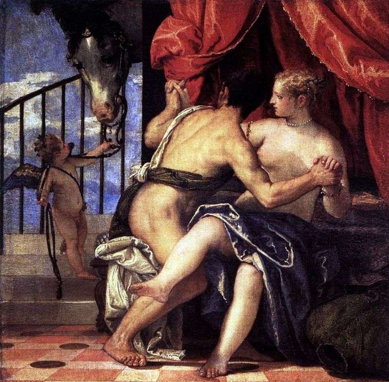 Wenus i Mars z Kupidynem i Koniem   Paolo Veronese