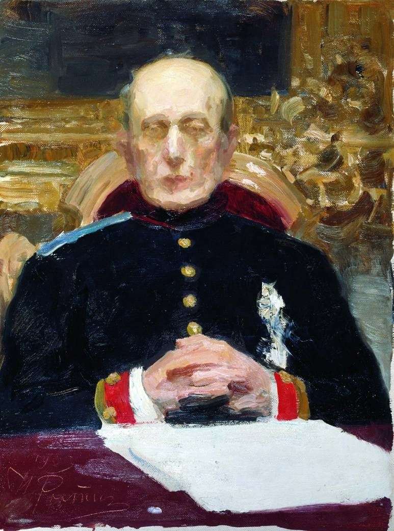 Portret K. P. Pobedonostsev   Ilya Repin