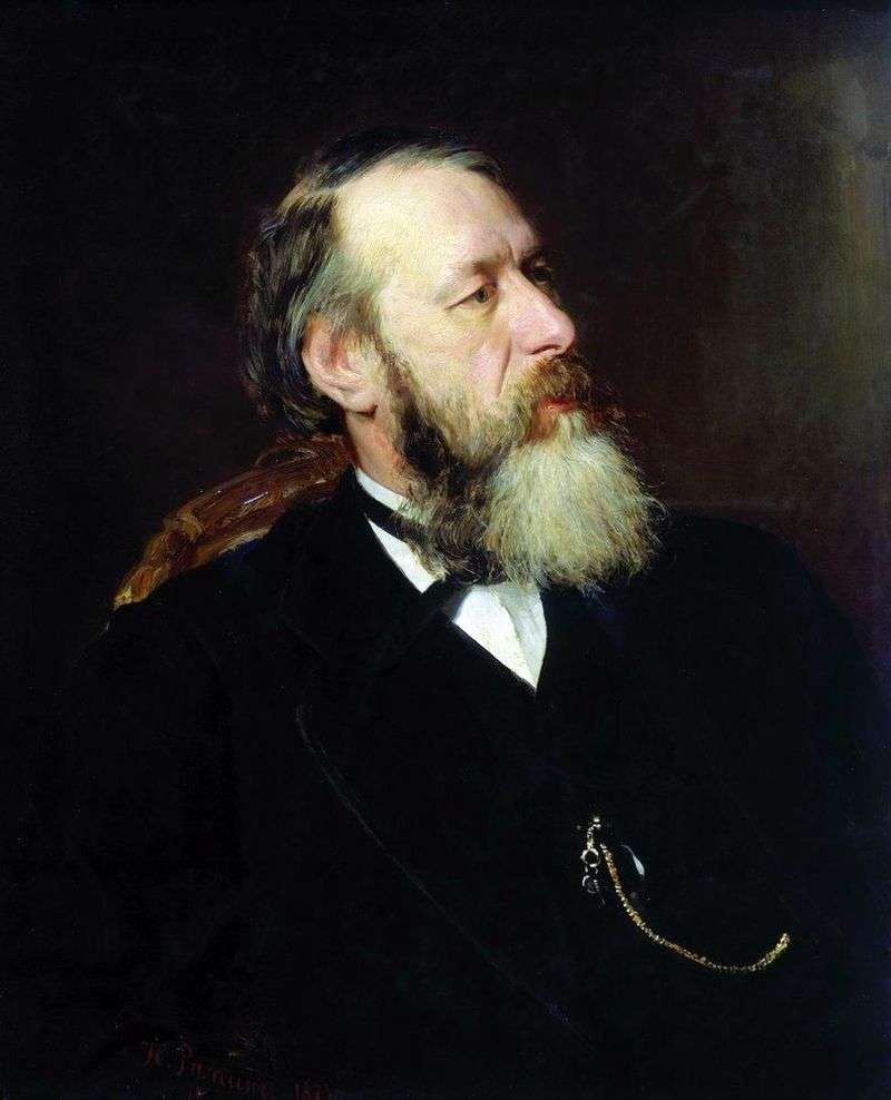 Portret krytyka V. V. Stasov   I. E. Repin