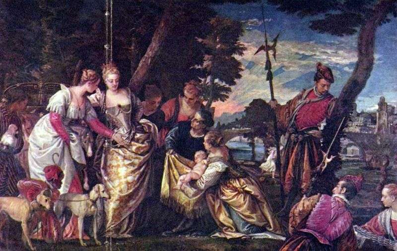 Znalezienie Mojżesza   Paolo Veronese