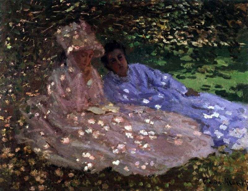 Madame Monet w ogrodzie   Claude Monet