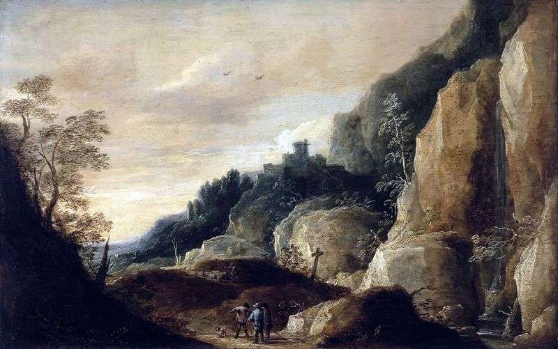 Górski krajobraz   David Teniers