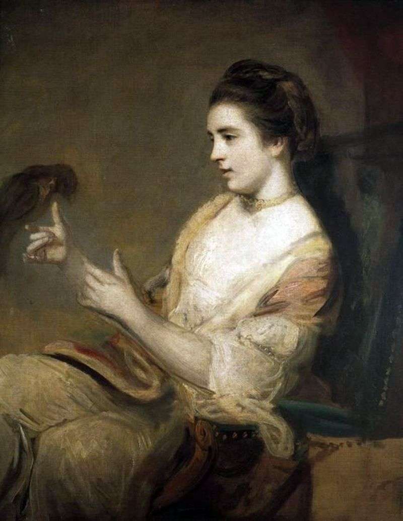 Kitty Fisher z papugą   Reynolds Joshua