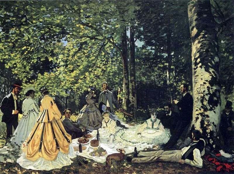 Piknik na trawie, Chailly   Claude Monet