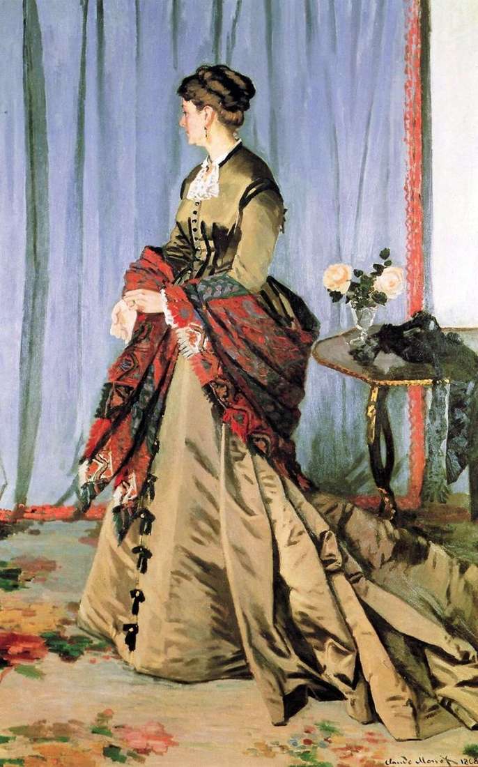 Portret Madame Godibert   Claude Monet