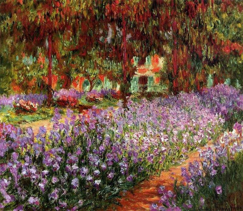 Ogród (Irysy)   Claude Monet