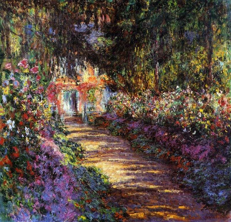 Ogród w rozkwicie   Claude Monet
