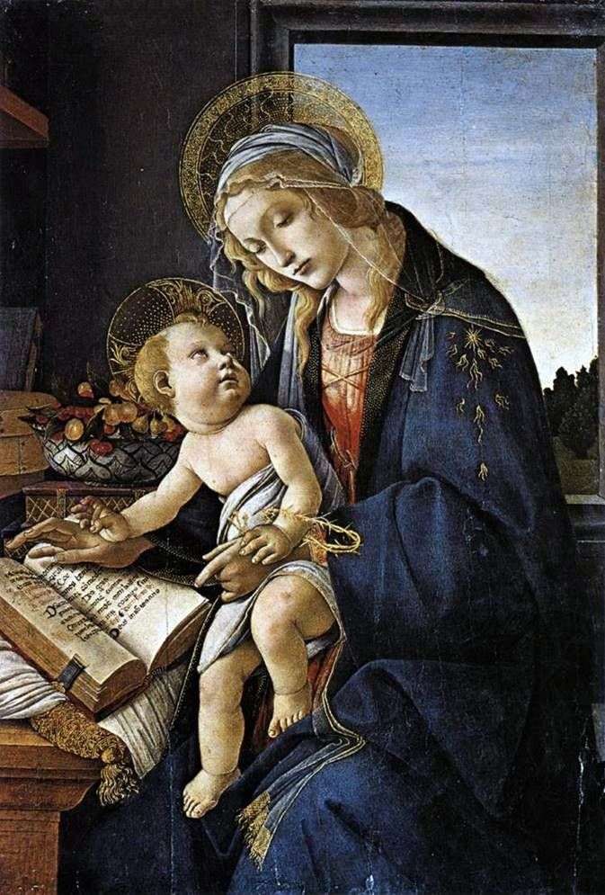 Madonna z książką   Sandro Botticelli