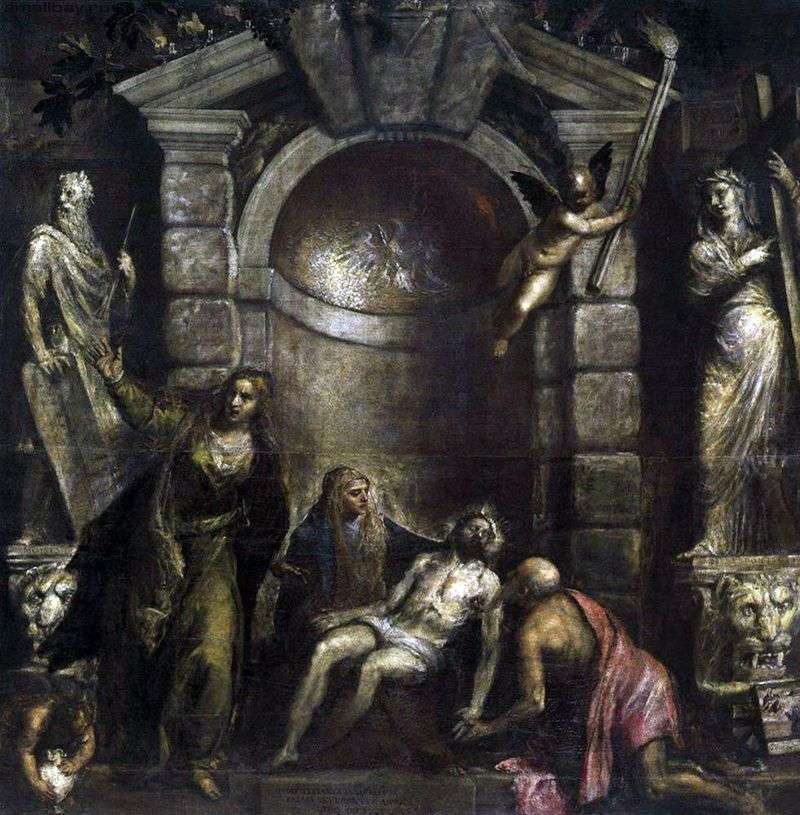 Lamentacja Chrystusa (Pieta)   Tycjan Vecellio