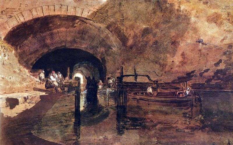 Kanał w tunelu niedaleko Leeds   William Turner