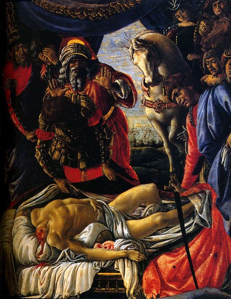 Znalezienie ciała Holofernesa   Sandro Botticelli