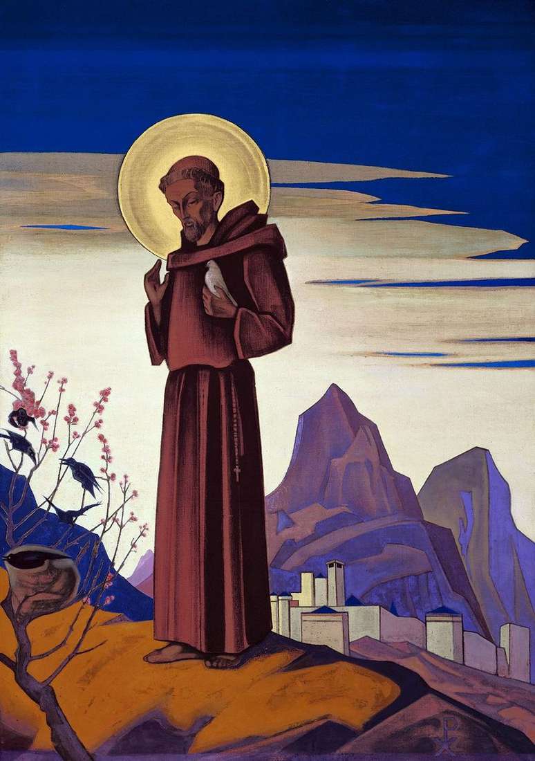 Święty Franciszek   Mikołaj Roerich