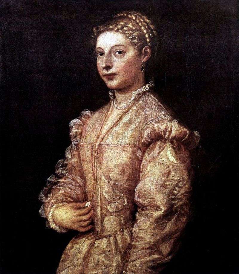 Portret dziewczynki   Titian Vecellio