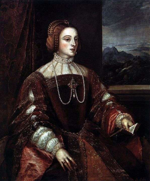 Portret Isabella Portugalii   Titian Vecellio