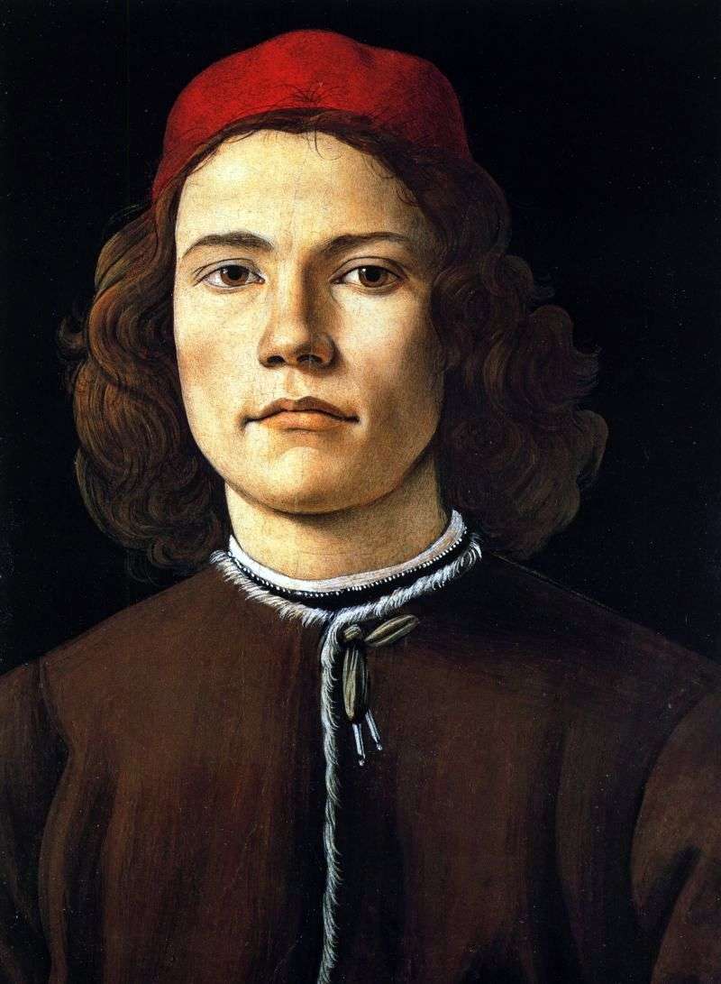 Portret młodego mężczyzny   Sandro Botticelli