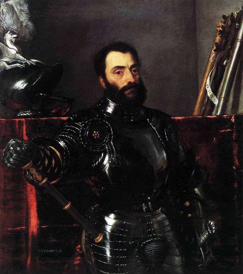 Portret księcia Urby Francesco Maria della Rovere   Titian Vecellio