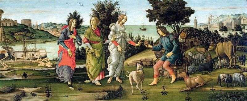 Sąd w Paryżu   Sandro Botticelli