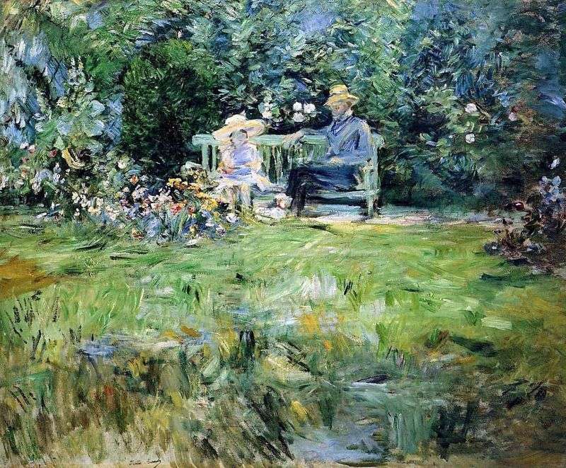 Lekcja ogrodowa   Bertha Morisot