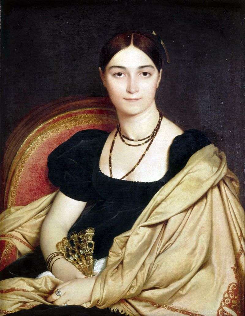 Portret Madame Devos   Jean Auguste Dominique Ingres