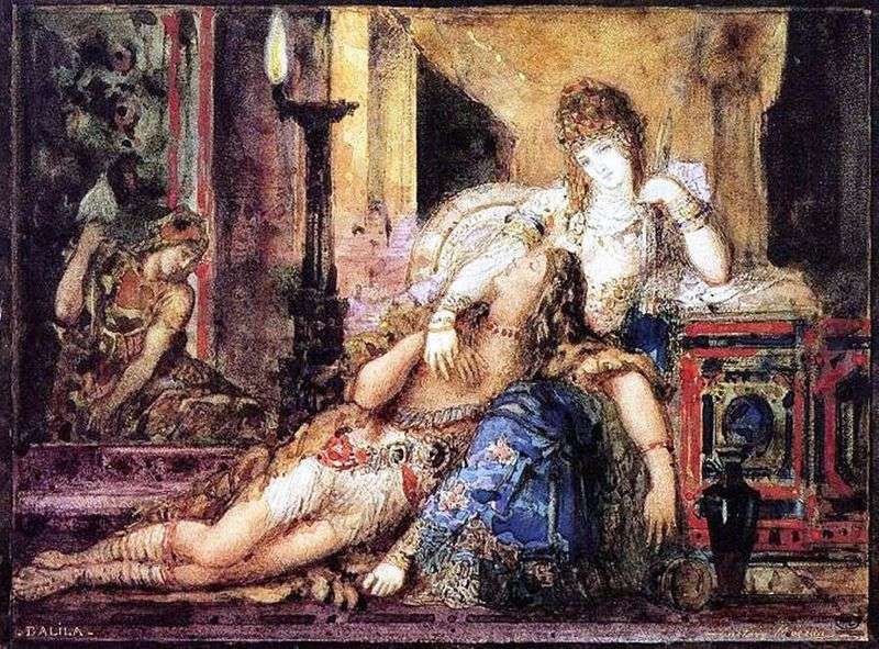 Samson i Delilah   Gustave Moreau