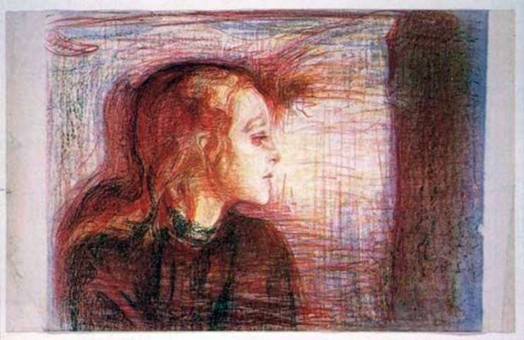 Dziewczyna epileptyczna   Edvard Munch