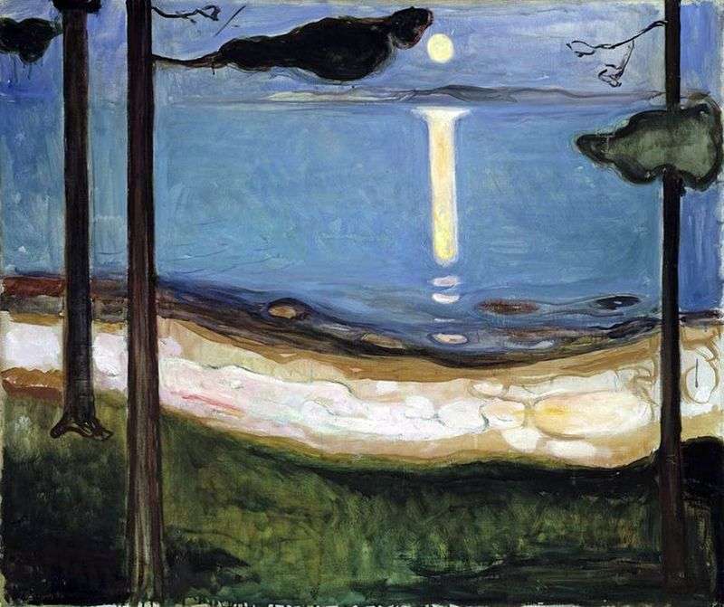 Światło księżyca   Edvard Munch